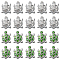 SUNNYCLUE 1 Box 32Pcs Alloy Rhinestone Slide Charms Bulk Turtle Bead Charm Metal Silver Green Seaturtle Ocean Summer Beach Animal Spacer Beads for Bracelets Necklace Wristbands Jewelry Making Supplies