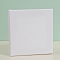 Painting Cotton Panels, with Board Core, for Acrylic, Oil Drawing, Square, White, 15x14.8x1.6cm