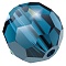 Preciosa® Crystal Beads, Czech Crystal, 451 19 602 Round, 30340 Montana, 4mm, Hole: 1mm