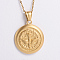 European Style Stainless Steel Peace Pigeon Pendant Necklaces for Women, Golden