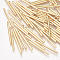 Brass Bar Pendants, Column, Real 18K Gold Plated, 30x2mm, Hole: 0.8mm