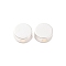 Brass Beads, Lead Free & Cadmium Free, Flat Round, 925 Sterling Silver Plated, 6x2.7mm, Hole: 1.4mm