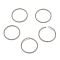 Non-Tarnish 304 Stainless Steel Jump Rings, Open Jump Rings, Twisted, Round Ring Shape, Stainless Steel Color, 17x1mm, Inner Diameter: 15mm