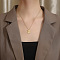 304 Stainless Steel Pendant Necklaces for Women, Golden, Koala, 17.72 inch(45cm)