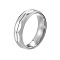Stainless Steel Rotating Rings, Jewely for Unisex, Stainless Steel Color, 6mm,US Size 7(17.3mm)