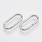 Non-Tarnish 304 Stainless Steel Quick Link Connectors, Linking Rings, Oval, Stainless Steel Color, 18x8x1.5mm, Inner Diameter: 5x5mm