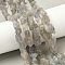 Raw Rough Natural Labradorite Beads Strands, Nuggets, 6~24x7~16x4~10mm, Hole: 1mm, about 25~38pcs/strand, 15.35~15.94''(39~40.5cm)