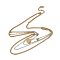 Synthetic Turquoise Sun Pendant Multi Layered Necklace with Plastic Beaded, 304 Stainless Steel Bohemia Necklace for Women, Golden, Wide: 1.6mm, 2mm and 3mm, 16.14 inch(41cm)