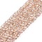 Electroplate Glass Beads Strands, AB Color Plated, Faceted, Rondelle, Peru, 2.3~2.7x2mm, Hole: 0.4mm, about 144~150pcs/strand, 28~29cm