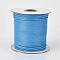 Eco-Friendly Korean Waxed Polyester Cord, Deep Sky Blue, 3mm, about 41.01~41.56 Yards(37.5~38m)/Roll