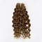 High Temperature Fiber Long Instant Noodle Curly Hairstyle Doll Wig Hair, for DIY Girl BJD Makings Accessories, Camel, 7.87~9.84 inch(20~25cm)