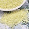 MIYUKI Delica Beads, Cylinder, Japanese Seed Beads, 11/0, (DB1501) Opaque Pale Yellow AB, 1.3x1.6mm, Hole: 0.8mm, about 100000pcs/500g