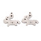 Tarnish Resistant 304 Stainless Steel Pendant Rhinestone Settings, Horse, Stainless Steel Color, Fit for 1.2mm rhinestone, 15x17x1mm, Hole: 0.8mm