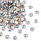 Preciosa® Crystal Hotfix Flatback Stones, Czech Crystal, Round(438 11 612 Chaton Rose VIVA 12 ®), 00530 200 Gold Quartz AB, SS6(1.9~2.1mm)