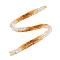 Gradient Color Natural Topaz Jade Beads Strands, Faceted, Cube, 4~5x4~5x4~5mm, Hole: 0.8mm, about 92~105pcs/strand, 14.96~15.35 inch(38~39cm)