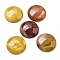 Natural Mookaite Cabochons, Flat Round, 30x7~8.5mm