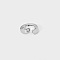 European American Prince Fashion Stainless Steel Hug Couple Rings Unique Design High-end, Stainless Steel Color