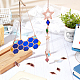 30 шт. цветной стеклянной мозаичной плитки DIY-OC0009-43C-6