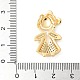 Латунные микро проложить кубического циркония подвески KK-U053-18G-3