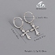 Модные серьги-кольца из стерлингового серебра s925 BO1678-2-2