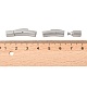 Застежки для ожерелий из матовой нержавеющей стали 304 STAS-I013-4mm-A-4