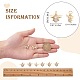 Подвески из кубического циркония с покрытием из латуни ZIRC-SZ0004-24-7