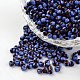 8/0 непрозрачные цвета просачиваться стеклянные бусины SEED-M007-38-1