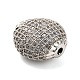 Латунные микро проложить кубического циркония бусы KK-L229-023P-02-2