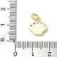 Латунные микро проложить кубического циркония подвески KK-I276-54G-3