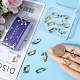 20 шт. 2 стиля клипсы-конвертеры из нержавеющей стали 304 STAS-SC0006-83-3