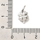Латунные микро проложить кубического циркония подвески KK-Q001-12P-3