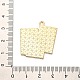 Подвески из сплава и эмали в стиле вестерн-ковбоев FIND-V001-04G-08-3