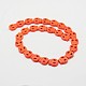 Нити синтетических бирюзовых бус черепа TURQ-I023-15x13mm-06-2