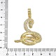Латунные микро проложить кубического циркония подвески KK-I358-053G-3