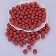 Круглые силиконовые фокусные бусины SI-JX0046A-94
