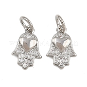 Латунные микро проложить кубического циркония подвески KK-A269-16P