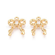 Подвески из латуни с прозрачным фианитом KK-T074-100A-G