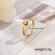 Классические кольца из нержавеющей стали с римскими цифрами YL1527-11