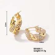 Винтажные серьги с бриллиантами IC0437