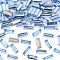 Preciosa® MAXIMA Crystal Fancy Stones, Czech Crystal, 435 26 212 Baguette, Dura Foiling, 30020 Light Sapphire, 4x2mm