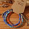 Handmade Summer Vacation Style Synthetic Quartz Braided Beaded Bracelet Sets for Women Girl, Mixed Color, Adjustable, 4pcs/set