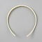 Resin Hair Bands Hair Accessories for Women Girls, Light Yellow, 142x130x12mm, Inner Diameter: 128mm