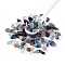 Natural Fluorite Beads, Undrilled, Chips, 6~19x4~6x3~5mm, about 100g/bag