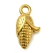 Ion Plating(IP) 304 Stainless Steel Pendants, Corn Charm, Real 18K Gold Plated, 15x8.5x4mm, Hole: 2mm
