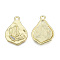 Rack Plating Alloy Pendants, with Crystal Rhinestone, Twist Teardrop with Butterfly, Cadmium Free & Nickel Free & Lead Free, Light Gold, 25.5x18x3mm, Hole: 2.2mm
