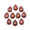 Synthetic Goldstone Cabochons, teardrop, 17~18x12~13x5mm