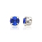 Preciosa® MAXIMA Crystal in Sew-On Cup, Czech Crystal, 719 35 021 Chaton(Round), Silver, 30050 Sapphire, SS16(3.8~4mm)
