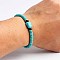 Turquoise Bracelet with Elastic Rope Bracelet, Male and Female Lovers Best Friend, Bead: 6mm