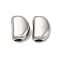 304 Stainless Steel Beads, Bean, Anti-Tarnish, Stainless Steel Color, 8.5x6x4.5mm, Hole: 2mm