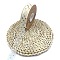50 Yards Gold Stamping Organza Ribbon, Polyester Printed Ribbon, for Gift Wrapping, Party Decorations, Round, 1 inch(25mm)
